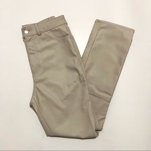 H&M Faux Leather Pants | US 4